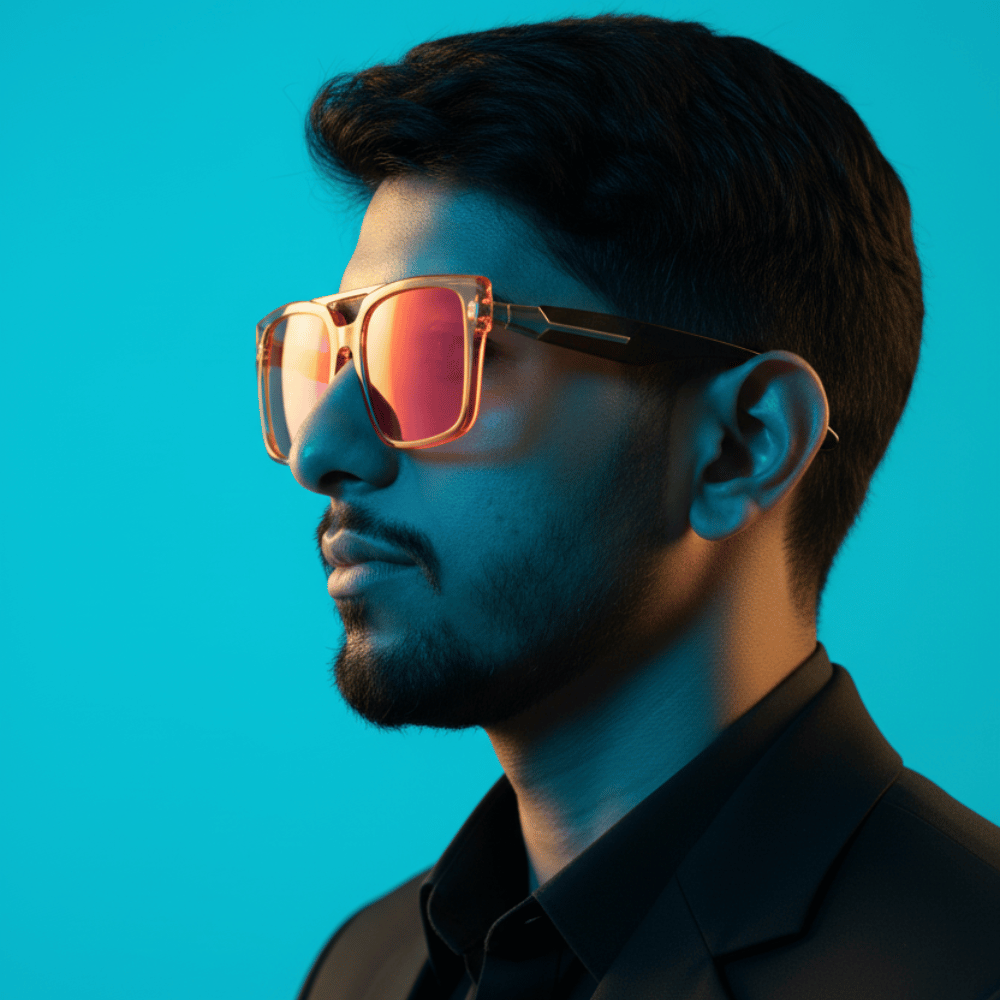 Image of a  woman with braided hair adorned with various piercings, showcasing a unique and stylish appearance.